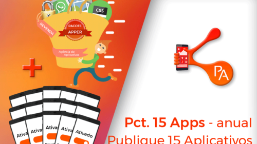 Pacote Apper 15 Apps - anual