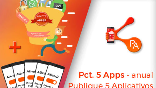 Pacote Apper 5 Apps - anual