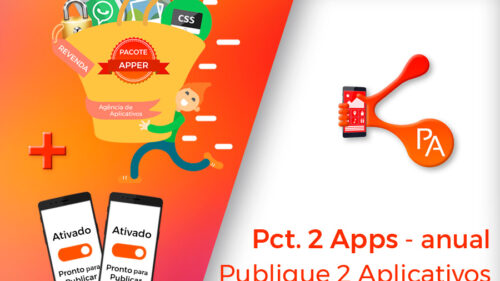 Pacote Apper 2 Apps - anual